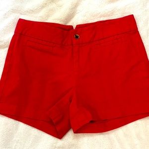 Red shorts